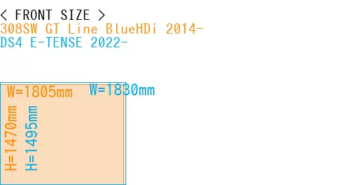 #308SW GT Line BlueHDi 2014- + DS4 E-TENSE 2022-